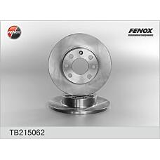 FENOX TB215062 (0569028 / 230071 / 569017) диск тормозной передний\ Opel (Опель) Corsa (Корса) / kadett 1.0-1.4 <93