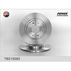 FENOX TB215093 (4246A9 / 424688 / 95575080) диск тормозной передний\ Citroen (Ситроен) bx, Peugeot (Пежо) 305 / 405 1.3-1.9d 87>
