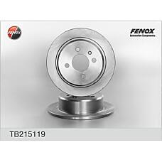 FENOX TB215119 (34211119581 / 34216755407 / 34211122282) диск тормозной