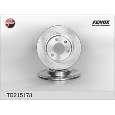 FENOX TB215178 (4246G0 / 4246F8 / 95661810) диск тормозной