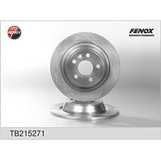 FENOX TB215271 (1379931 / 1385590 / 1405500) диск тормозной задний\ Ford (Форд) Mondeo (Мондео) / s-max 1.8 / 2.0tdci / 2.0-2.5 06>