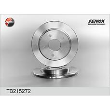 FENOX TB215272 (1630012
 / 1630012 / 1652547) диск тормозной | зад прав / лев |