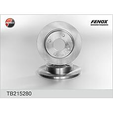FENOX TB215280 (1013581 / 1112542 / 1E0333251) диск тормозной | перед прав / лев |
