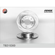 FENOX TB215300 (42510SEAE00 / 42510SEAE50 / TB215300) диск тормозной | зад прав / лев |