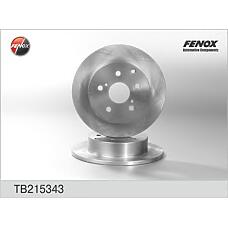 FENOX tb215343 (4243142060 / TB215343) диск торм.Toyota (Тойота) Rav 4 (Рав 4) III 08-  Rav 4 (Рав 4) IV 12-