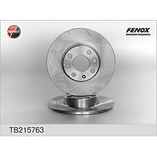 FENOX TB215763 (569058 / 90497303 / 9117676) диск тормозной | перед прав / лев |