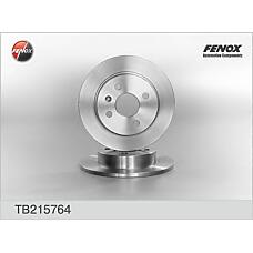 FENOX TB215764 (0569108
 / 0569108 / 0569111) диск тормозной задний\ Opel (Опель) Astra (Астра) 1.2-2.0di 98>