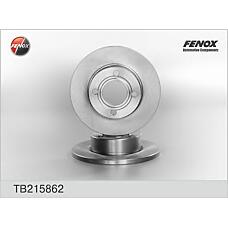 FENOX TB215862 (895615301 / 230233 / 895615301
) диск тормозной передний\ Audi (Ауди) 80 b3 1.6 / 2.0 / 1.9tdi 91-96