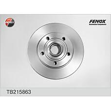 FENOX TB215863 (230394
 / 230394 / 815615301B) диск тормозной задний\ Audi (Ауди) a4 1.6-2.5tdi 96>