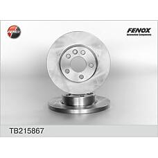FENOX TB215867 (701615301G / TB215867) торм.диск пер.[282x15] 5 отв.