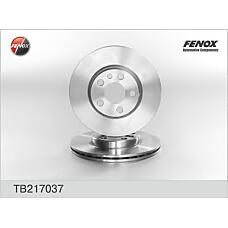 FENOX TB217037 (1316323080 / 4246H8 / 4246H9) диск тормозной передний\ Fiat (Фиат) bravo, Peugeot (Пежо) 806 1.6 / 1.8 94>