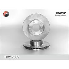 FENOX TB217039 (00004246Y1 / 13005010080 / 1300501080) диск тормозной передний\ Fiat (Фиат) ducato,Peugeot (Пежо) boxer,Citroen (Ситроен) Jumper (Джампер) 94>