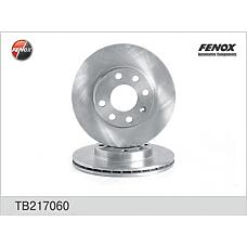 FENOX TB217060 (0569021 / 0569031 / 0569054) диск тормозной передний\ Opel (Опель) Astra (Астра) / ascona / kadett 1.4-1.7d 82>