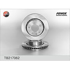 FENOX TB217062 (0569039
 / 0569039 / 230194
) диск тормозной | перед прав / лев |
