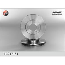 FENOX TB217151 (230170 / 321615301A / 321615301ABC) диск тормозной | перед прав / лев |