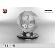 FENOX TB217153 (230437 / 701615301A
 / 701615301A) диск тормозной | перед прав / лев |