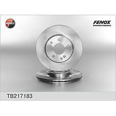 FENOX TB217183 (1244211612
 / 1244211612 / 1244212712
) диск торм.пер.Mercedes (Мерседес) 190 (w201) 84-93, classe e (w124) 87-95, sl (r107) 80-89