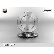 FENOX TB217277 (1025911
 / 1025911 / 1073756) диск тормозной | зад прав / лев |