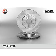 FENOX TB217279 (1321488 / 1376118 / 1388257) диск тормозной | перед прав / лев |