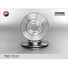 FENOX TB217312 (230503 / 45251S2HN00 / 45251SP0000) диск тормозной | перед прав / лев |