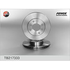 FENOX TB217333 (1N1033251 / 1N113 / 1N1133251
) диск тормозной передний Nissan (Ниссан) Primera (Примера) 90-02, Almera (Альмера) 00- tb217333