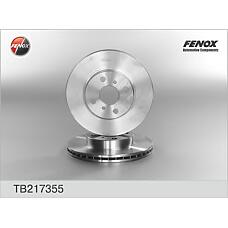 FENOX TB217355 (230253 / 4020603N00
 / 4020603N00) диск тормозной | перед прав / лев |