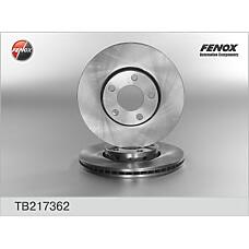 FENOX TB217362 (230262
 / 230262 / 4A0615301C) диск тормозной | перед прав / лев |