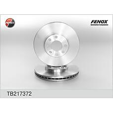 FENOX tb217372 (0569059 / 09117677
 / 09117677) диск торм.вен.пер.opel