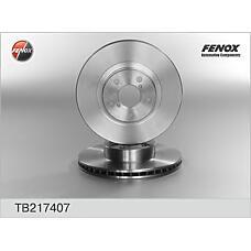 FENOX TB217407 (26300AE071 / 26310AA092 / 26310AA091) диск тормозной передний вентилируемый Subaru (Субару) impreza, Legacy (Легаси) (i, II, IIi, iv), forester