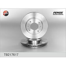 FENOX TB217617 (230787 / 5171238100
 / 5171238100) диск тормозной | перед прав / лев |