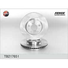 FENOX TB217651 (230512 / 43512 / 4351205030
) диск тормозной передний Toyota (Тойота) Avensis (Авенсис) I (t22) ( за 1 шт., мин. кол-во 2 шт.)
