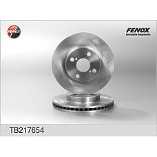 FENOX tb217654 (4351202070 / 4351202071 / TB217654) диск торм.Toyota (Тойота) Corolla (Корола) 02-07