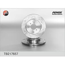FENOX TB217657 (4351212250 / 4351212260 / 4351212290) диск тормозной | перед прав / лев |