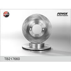 FENOX TB217660 (4351260150 / 4351260151 / 4351260160) диск тормозной | перед прав / лев |