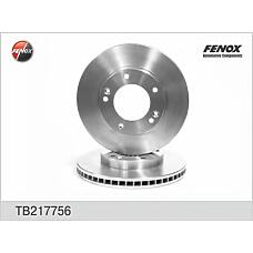FENOX TB217756 (230776 / 424310P010 / 45251SZT020) торм.диск пер.вент.[302x28] 5 отв.