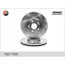 FENOX TB217835 (4351250120 / 4351250100 / 4351250112) диск тормозной