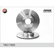 FENOX TB217893 (402062F500 / 402062F501 / 402062F501402062F500) диск тормозной передний Nissan (Ниссан) Almera (Альмера) 00-, Primera (Примера) 96-02 tb217893