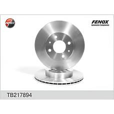 FENOX TB217894 (1N0633251
 / 1N0633251 / 1N1233251) диск тормозной передний\ Nissan (Ниссан) Almera (Альмера) 1.6 / 2.0d 95>
