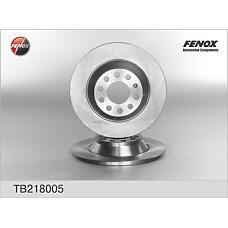 FENOX TB218005 (4F0615601E / TB218005) диск тормозной | зад прав / лев |