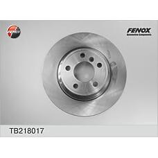 FENOX TB218017 (34211164911 / 34216765458 / 34216794299) диск тормозной | зад прав / лев |