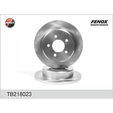 FENOX TB218023 (04721023 / 04721023AE / 04721023AF) диск тормозной задний\Chrysler (Крайслер) Voyager (Вояджер) 2.4 / 3.3 / 3.8 / 2.5d 00>