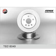 FENOX TB218049 (4243133030 / 4243133050 / 4243148030) диск тормозной задний\ Toyota (Тойота) Camry (Камри) 2.2-3.0 92-06