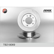 FENOX TB218069 (7700314107 / 4403045 / 4320600QAA) диск тормозной fenox tb218069 Nissan (Ниссан) interstar 02-, Opel (Опель) movano combi 00-, renau