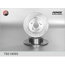FENOX TB218093 (230648
 / 230648 / 4243105040
) торм.диск зад.[271x10] 5 отв.