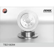 FENOX TB218094 (4243106050
 / 4243106050 / 4243133030) диск тормозной задний\ Toyota (Тойота) Camry (Камри) (acv30) 2.4 01>