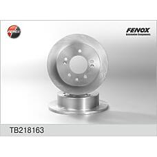 FENOX TB218163 (584112H300 / TB218163) диск тормозной | зад прав / лев |