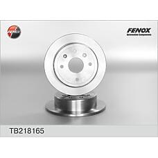 FENOX TB218165 (92163000 / 96549630 / 9654963000) диск тормозной задний Chevrolet (Шевроле) Lacetti (Лачети) / Daewoo (Дэу) nubira 03- 1.4 16v, 1.6, 1.8 tb218165
