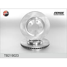 FENOX tb219023 (40206JD00A / 40206JD00A40206JG00A / 40206JG00A) диск торм.перед.Nissan (Ниссан) qashqai / x-trail 07-