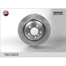 FENOX TB219025 (34216756849 / TB219025) диск тормозной задний\ BMW (БМВ) x5 e53 4.4-4.8 02>