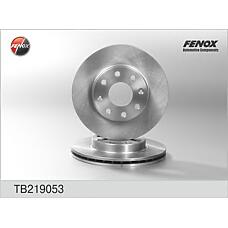 FENOX TB219053 (96471274 / 96574633 / TB219053) диск тормозной передний\ Chevrolet (Шевроле) aveo t250 1.2 04.08> / aveo t200 1.2 03-08